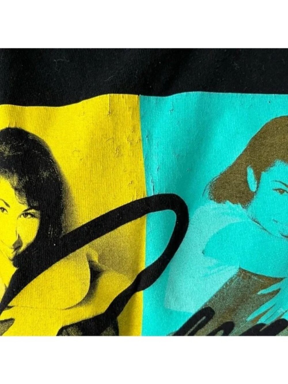 Selena Quintanilla Pop Art Graphic Tee Black XL - Picture 6 of 9